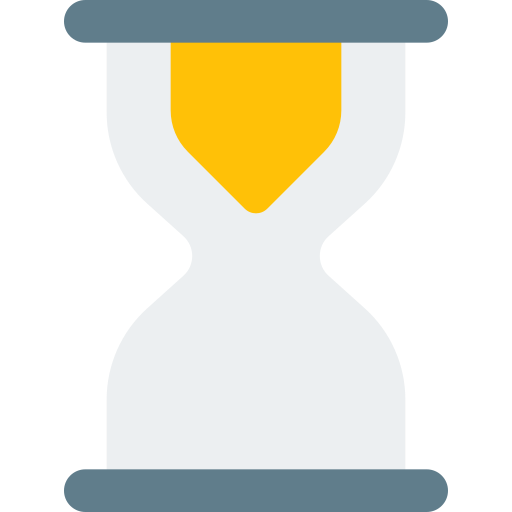 Hourglass Pixel Perfect Flat icon