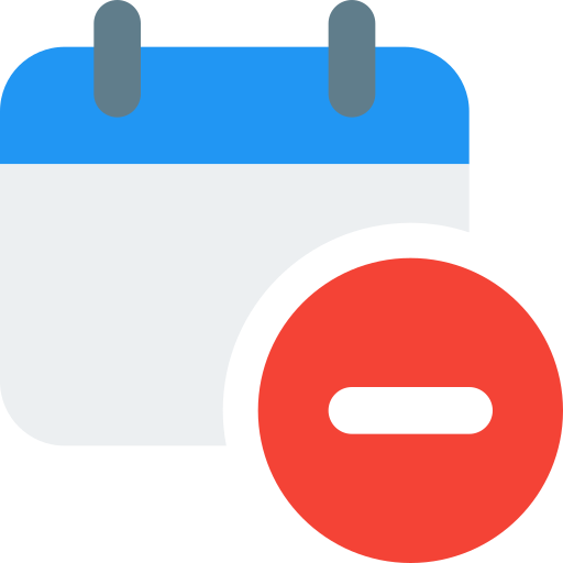 Calendario Pixel Perfect Flat icono