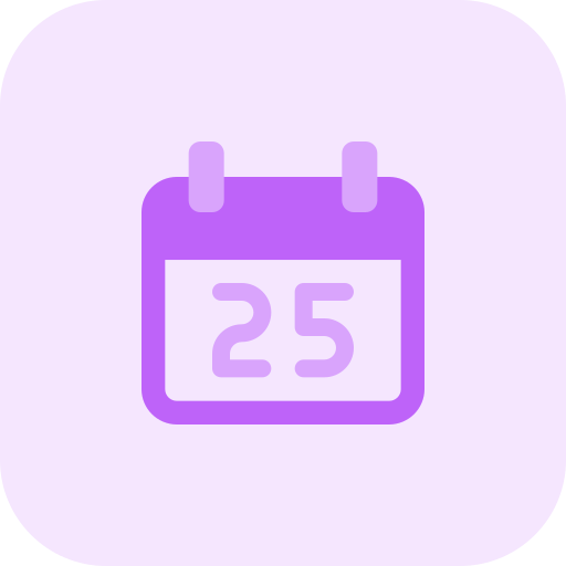 kalender Pixel Perfect Tritone icoon
