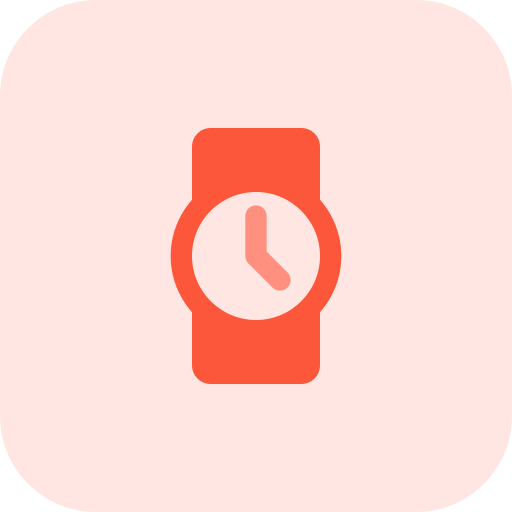 Wristwatch Pixel Perfect Tritone icon