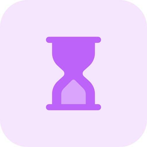 Hourglass Pixel Perfect Tritone icon