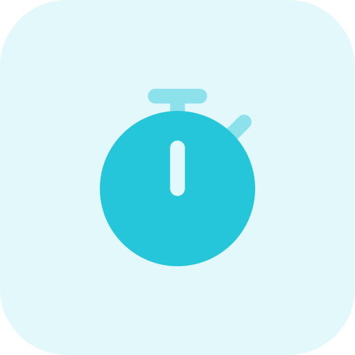 Stopwatch Pixel Perfect Tritone icon