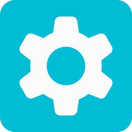 Cogwheel Pixel Perfect Flat icon