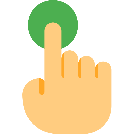 Finger Pixel Perfect Flat icon