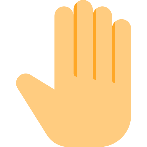 Hand Pixel Perfect Flat icon