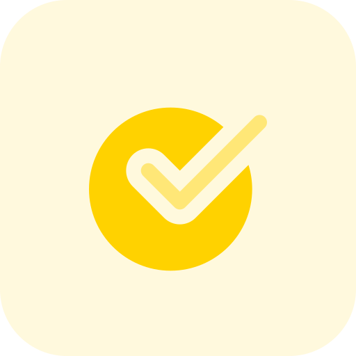 Checkmark Pixel Perfect Tritone icon