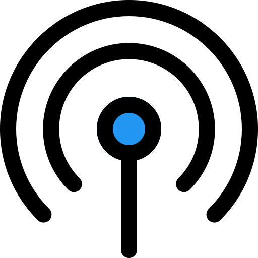 Signal Pixel Perfect Lineal Color icon