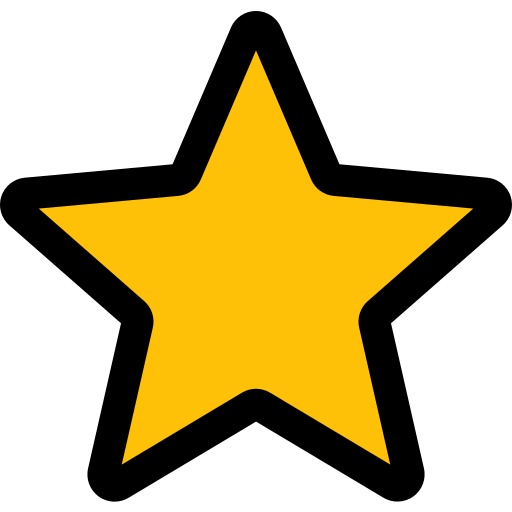 Star Pixel Perfect Lineal Color icon