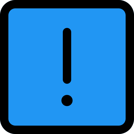 Warning Pixel Perfect Lineal Color icon