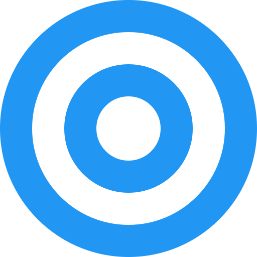 Bulleye Pixel Perfect Flat icon