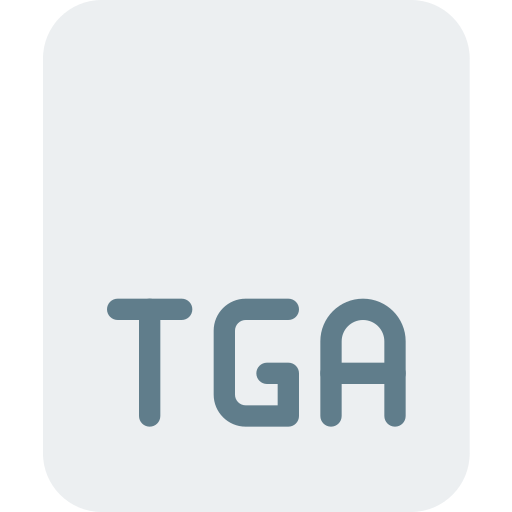 tga 파일 Pixel Perfect Flat icon