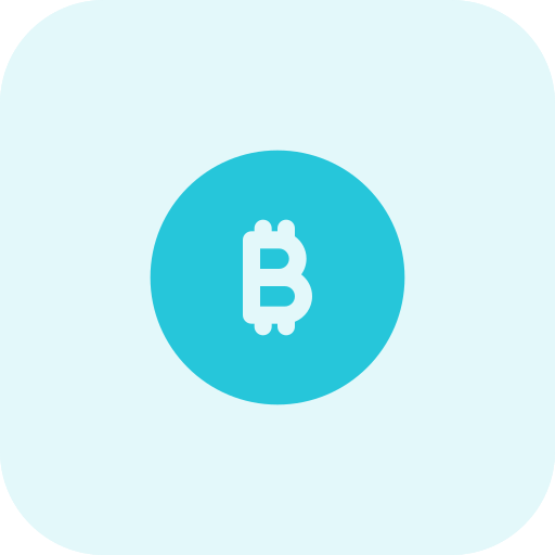 bitcoin Pixel Perfect Tritone Icône