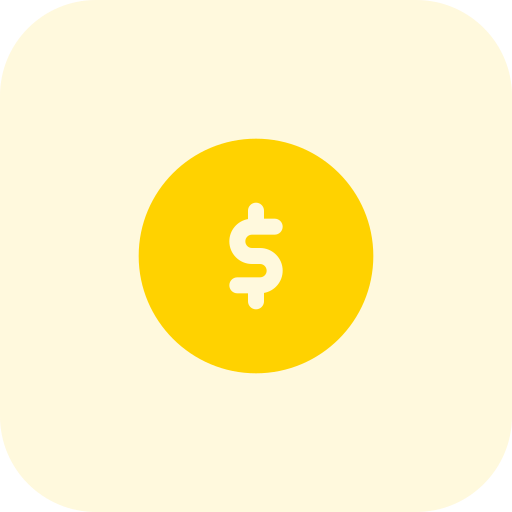 Dólar Pixel Perfect Tritone icono