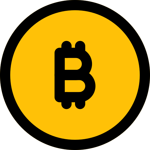 bitcoin Pixel Perfect Lineal Color icona