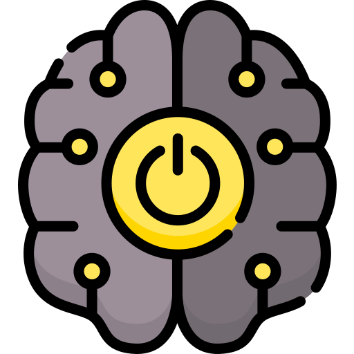 cervello robotico Special Lineal color icona
