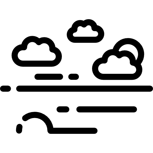 Облачно Detailed Rounded Lineal иконка