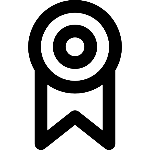 medaglia Basic Rounded Lineal icona