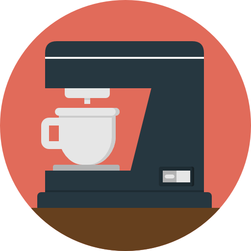maquina de cafe Pixel Perfect Flat icono