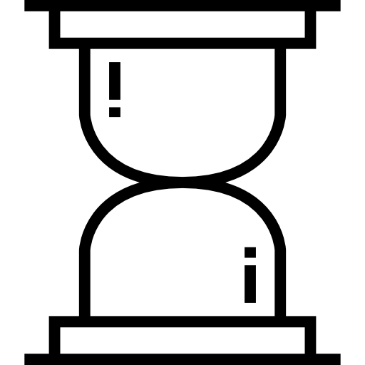 Hourglass Detailed Straight Lineal icon