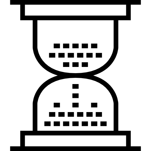 Песочные часы Detailed Straight Lineal иконка