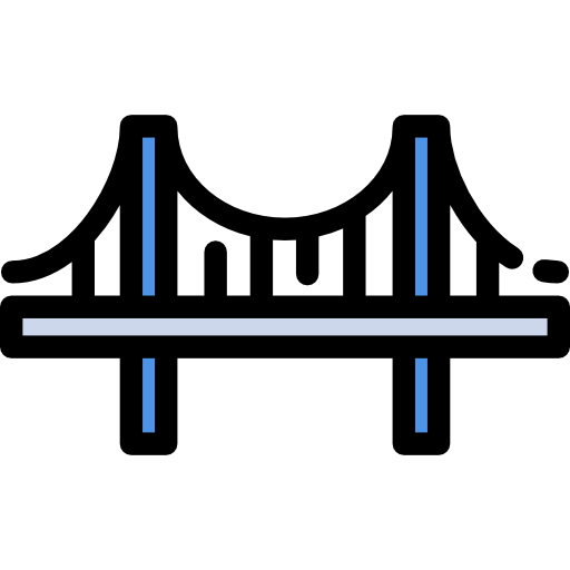 brug Detailed Rounded Lineal color icoon