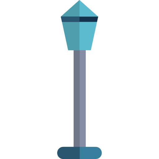 Lamppost Basic Rounded Flat icon
