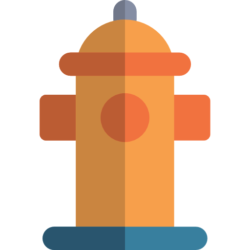 Fire hydrant Basic Rounded Flat icon