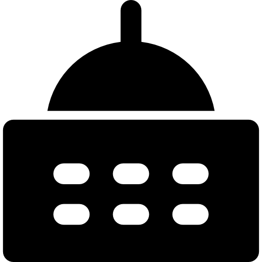 Parliament Basic Rounded Filled icon