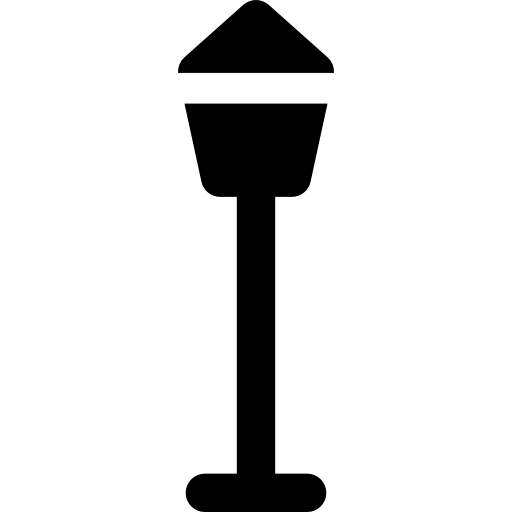 가로등 기둥 Basic Rounded Filled icon
