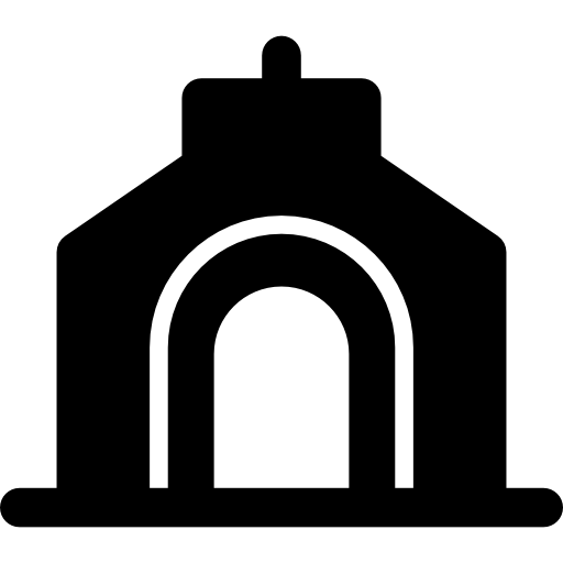 edificio Basic Rounded Filled icona