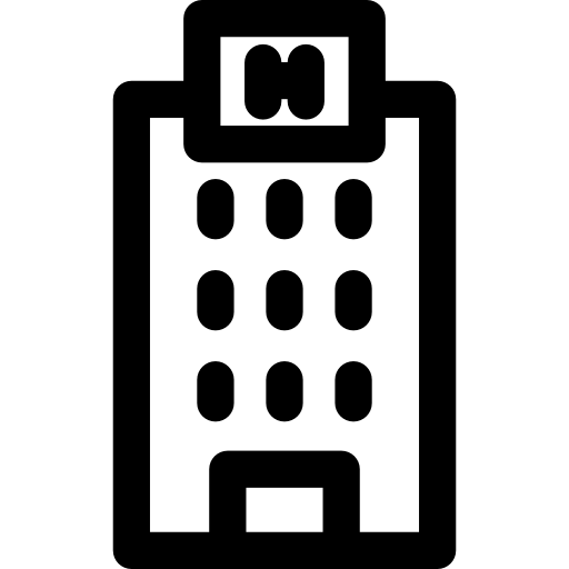 hotel Basic Rounded Lineal ikona
