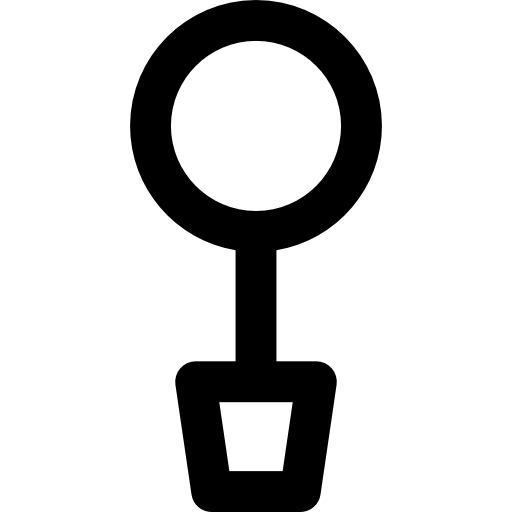 cespuglio Basic Rounded Lineal icona
