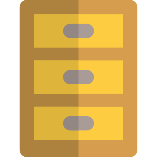 서류 캐비넷 Basic Rounded Flat icon