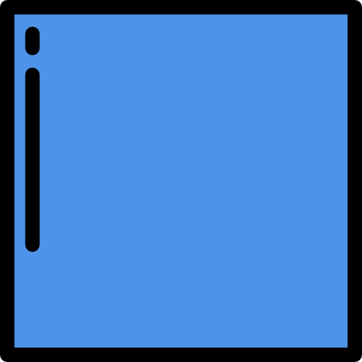 중지 Detailed Rounded Lineal color icon