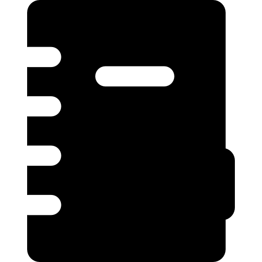 Notebook Basic Rounded Filled icon