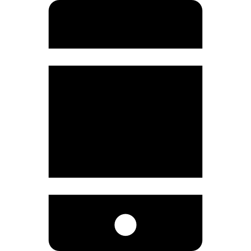 smartphone Basic Rounded Filled Ícone