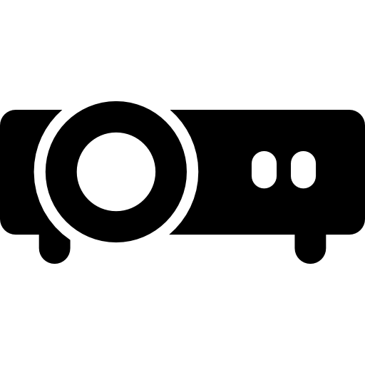 Projector Basic Rounded Filled icon