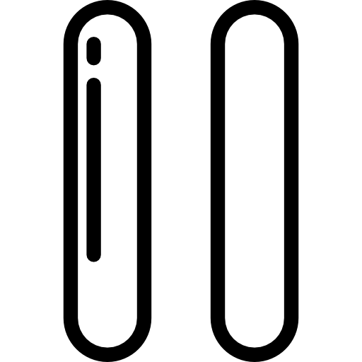 중지 Detailed Rounded Lineal icon