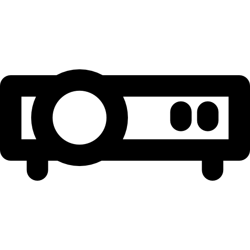 Projector Basic Rounded Lineal icon