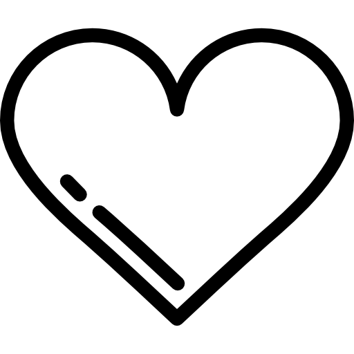 Heart Detailed Rounded Lineal icon