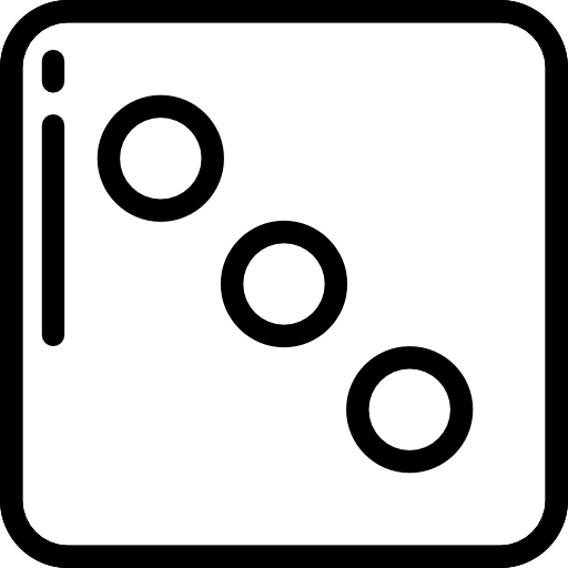 サイコロ Detailed Rounded Lineal icon