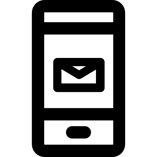 smartphone Basic Rounded Lineal icona