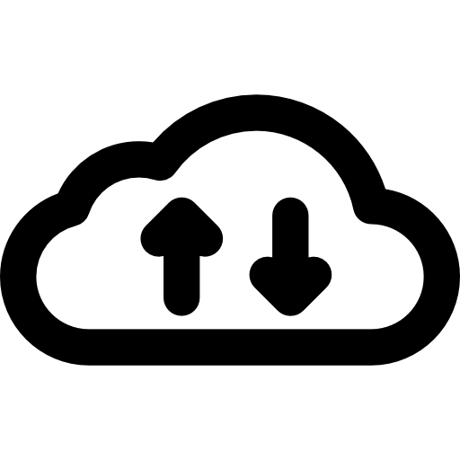 Cloud computing Basic Rounded Lineal icon