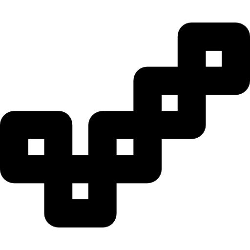 Pixelated Basic Rounded Lineal icon
