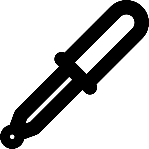 pipette Basic Rounded Lineal icon
