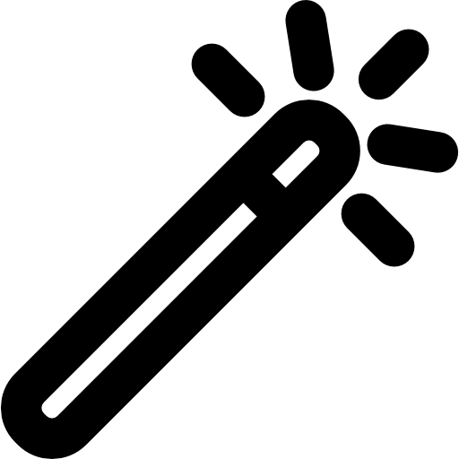 마법의 지팡이 Basic Rounded Lineal icon