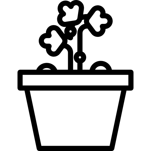 vaso de flores Special Lineal Ícone