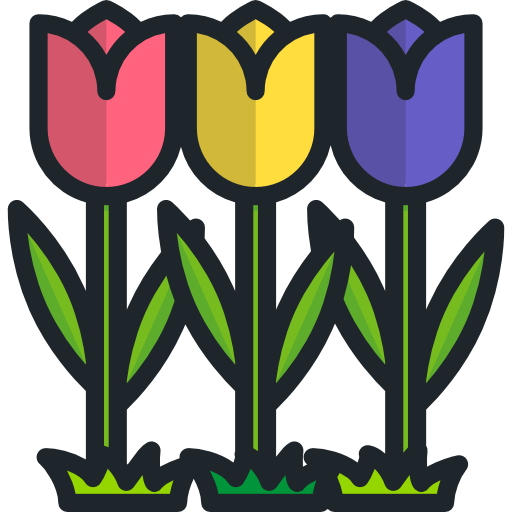 Tulips Special Lineal color icon