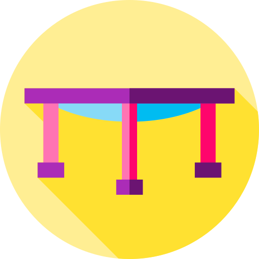 trampolin Flat Circular Flat icon