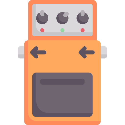 Guitar pedal Special Flat icon